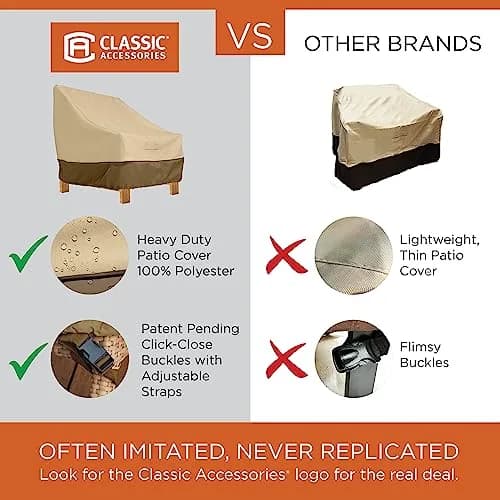 Classic Accessories Veranda Water-Resistant 72" BBQ Grill Cover | Heavy Duty Water-Resistant Fabric thumbnail 2