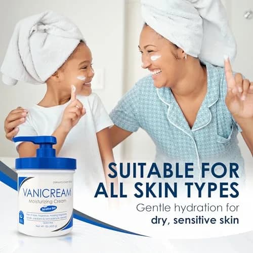 Vanicream Moisturizing Cream with Pump Dispenser 473ml (16 Oz) | Gentle Hydration for Sensitive Skin thumbnail 6