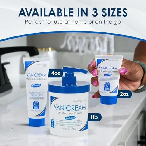 Vanicream Moisturizing Cream with Pump Dispenser 473ml (16 Oz) | Gentle Hydration for Sensitive Skin thumbnail 8