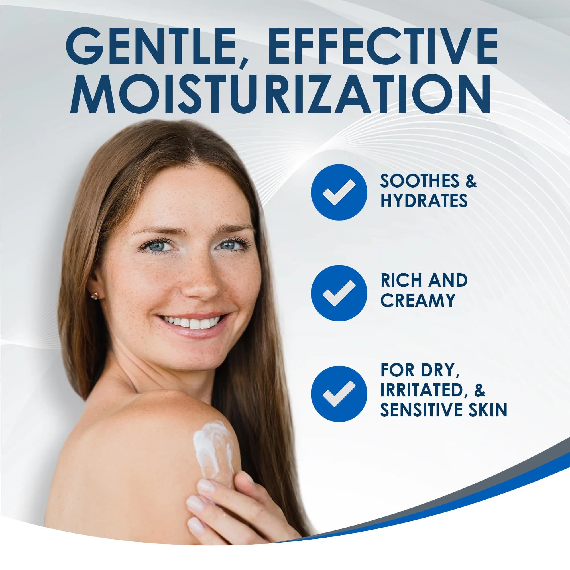 Vanicream Moisturizing Cream with Pump Dispenser 473ml (16 Oz) | Gentle Hydration for Sensitive Skin - view 2
