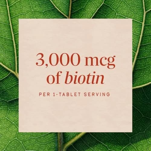 Nature's Way Biotin Forte, Hair, Skin, Nails, 3 mg | Supports Hair & Skin Wellness thumbnail 4