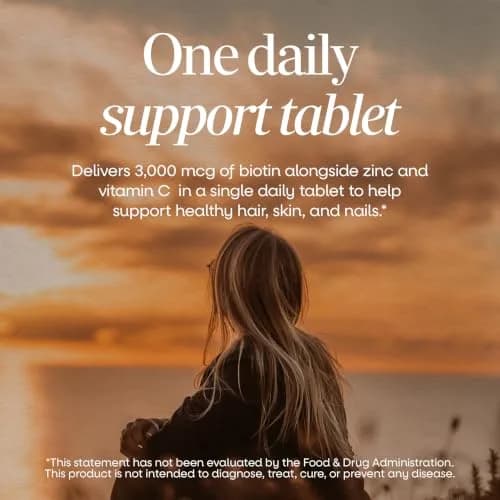 Nature's Way Biotin Forte, Hair, Skin, Nails, 3 mg | Supports Hair & Skin Wellness thumbnail 3