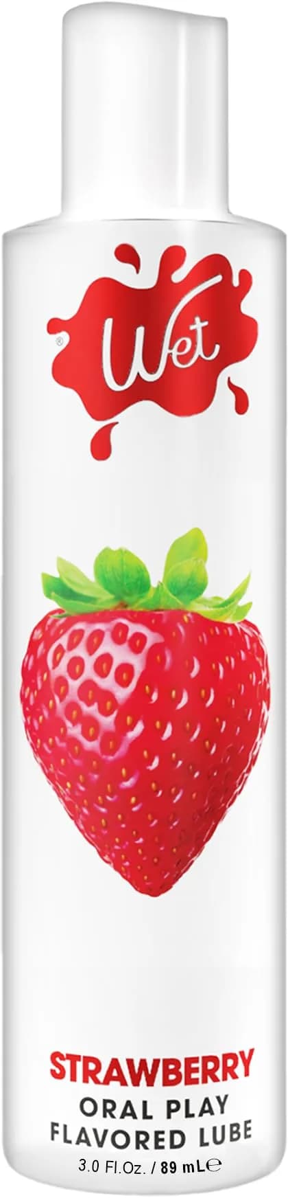 Wet Sexy Strawberry Edible Lube 3 Fl Oz | Sweet Flavor for Intimate Moments - main product image