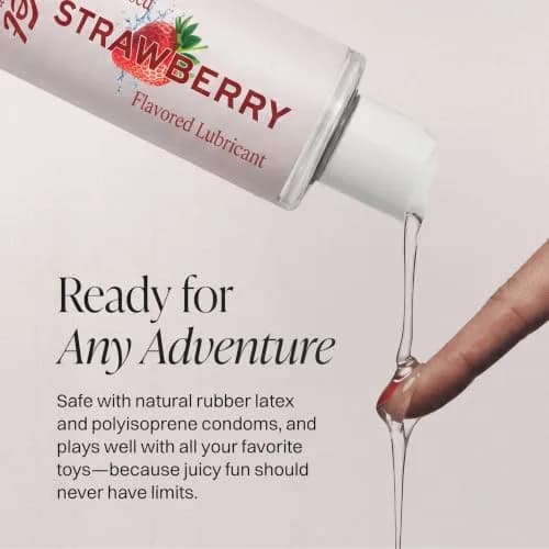 Wet Sexy Strawberry Edible Lube 3 Fl Oz | Sweet Flavor for Intimate Moments thumbnail 5