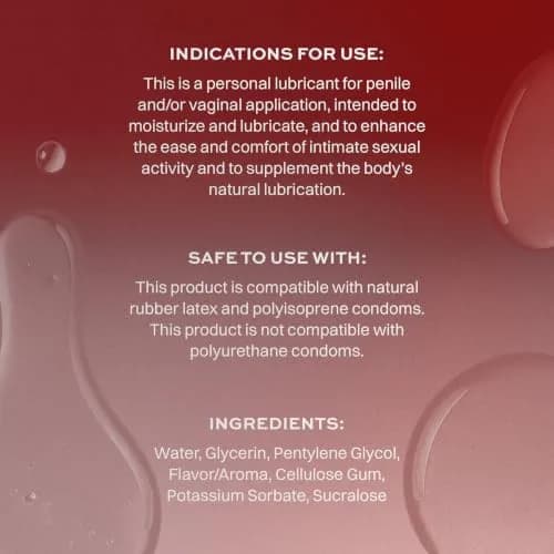Wet Sexy Strawberry Edible Lube 3 Fl Oz | Sweet Flavor for Intimate Moments thumbnail 2