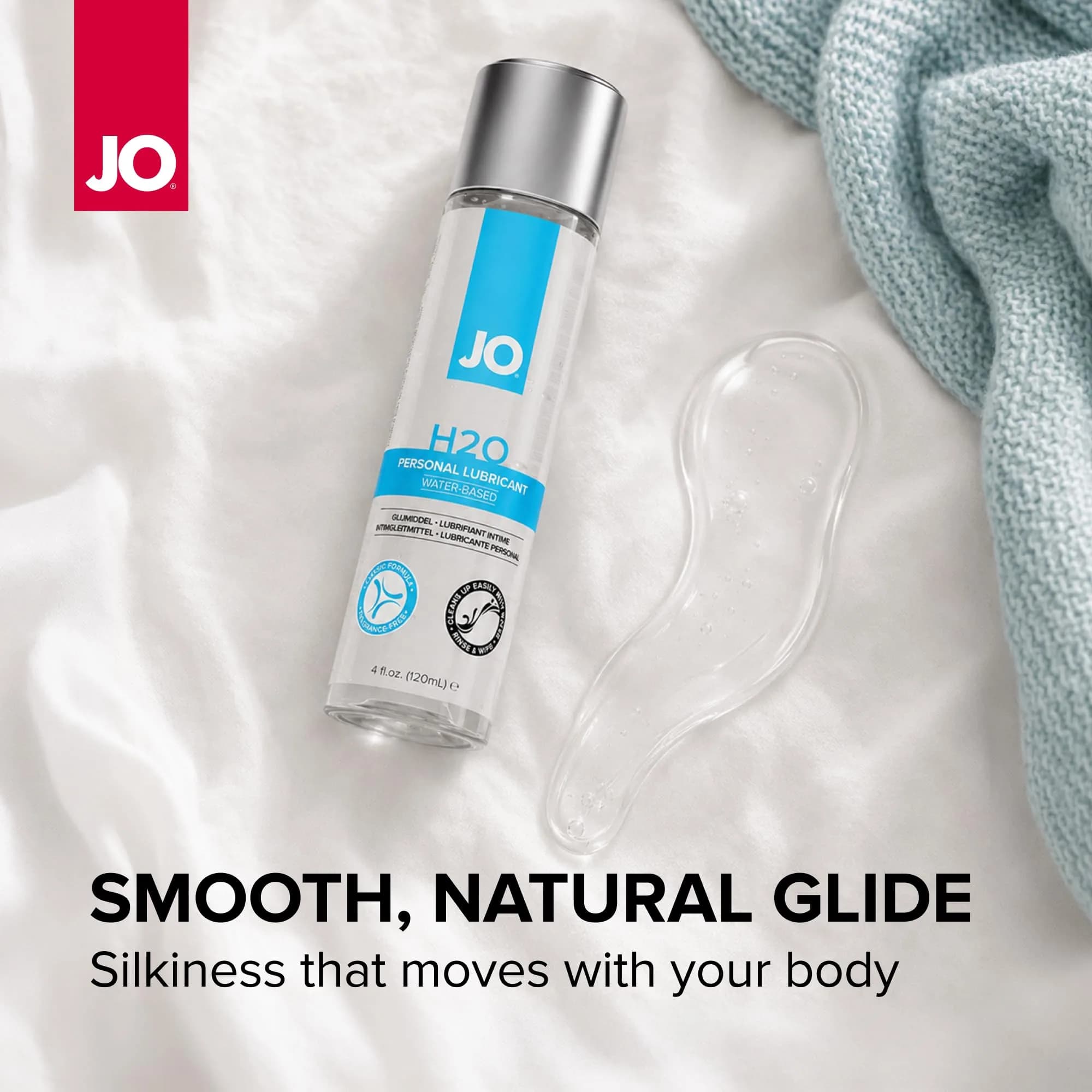 JO Original Water Based Personal Lubricant 120ml (4 fl oz) | Smooth Glide for Sex & Toys - view 3