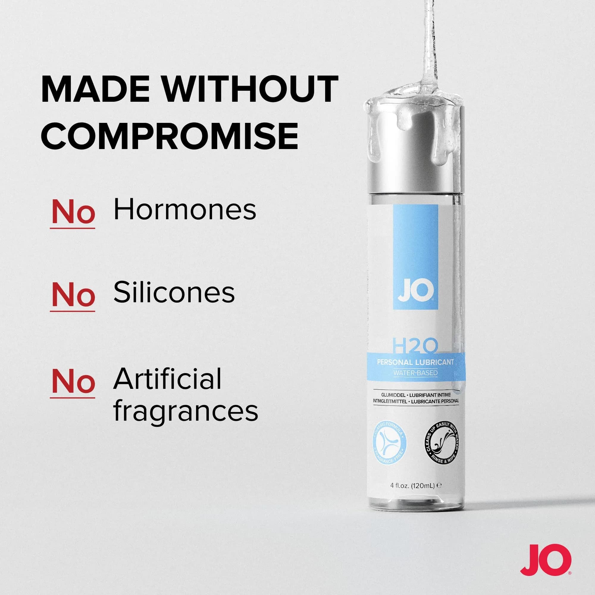 JO Original Water Based Personal Lubricant 120ml (4 fl oz) | Smooth Glide for Sex & Toys - view 4