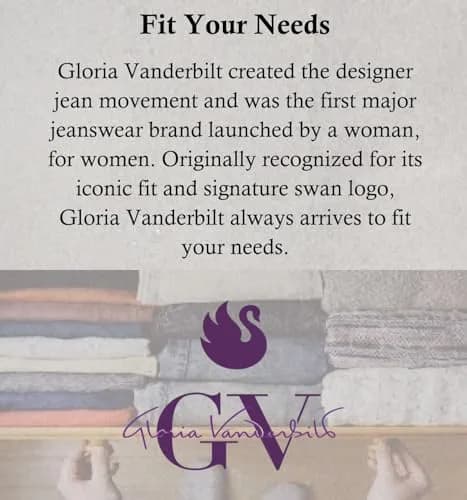 Gloria Vanderbilt Amanda High Rise Tapered Jean 14 Regular | Classic Fit & Versatile Style thumbnail 3