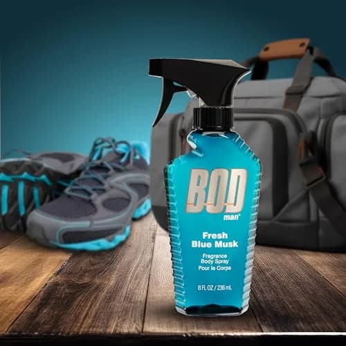 BOD man Fresh Blue Musk Body Spray 236ml (8 fl oz) | Long-Lasting Masculine Fragrance thumbnail 3