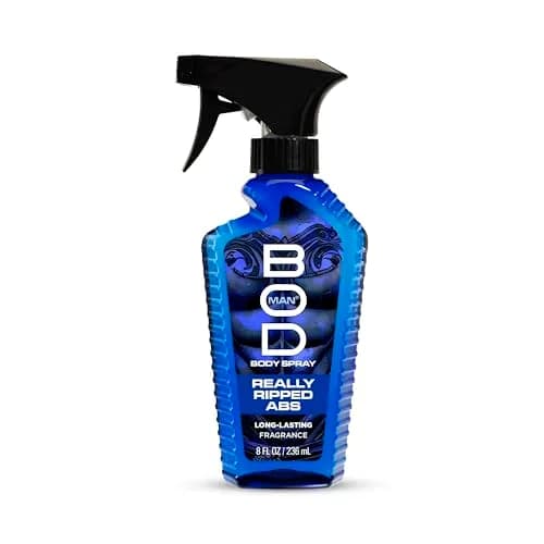 BOD man Really Ripped Abs Fragrance Body Spray 236ml (8 fl oz) | Long-Lasting Musk & Woody Scents thumbnail 1