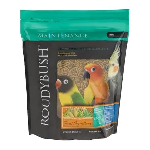 RoudyBush Daily Maintenance Bird Food Pellets 1250 g (44 oz) | Scientifically Formulated for All Life Stages thumbnail 1
