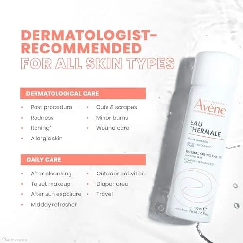 Eau Thermale Avène Thermal Spring Water Spray 50ml (1.6 Fl Oz) | Soothes Sensitive Skin thumbnail 6