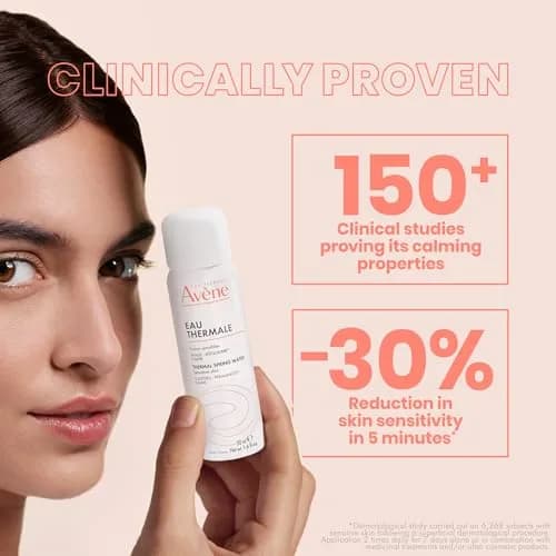 Eau Thermale Avène Thermal Spring Water Spray 50ml (1.6 Fl Oz) | Soothes Sensitive Skin thumbnail 3