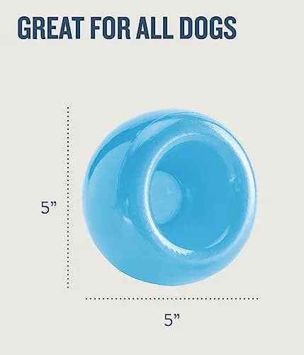 Outward Hound Snoop Interactive Treat Dispenser Dog Toy, Blue, 5" | Mental Stimulation & Slow Feeding thumbnail 3
