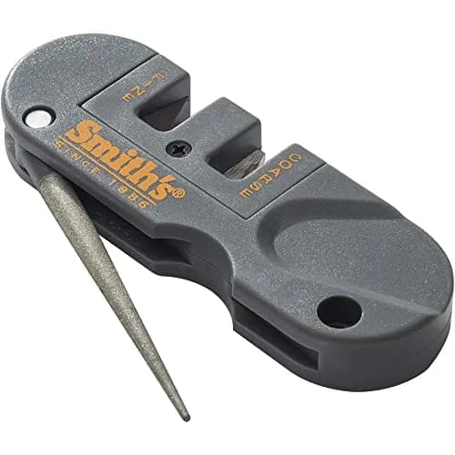 Smith's Pocket Pal Knife Sharpener Preset Carbide & Ceramic Stone, 3.5" x 1" | Outdoor Hunting & Fishing thumbnail 1