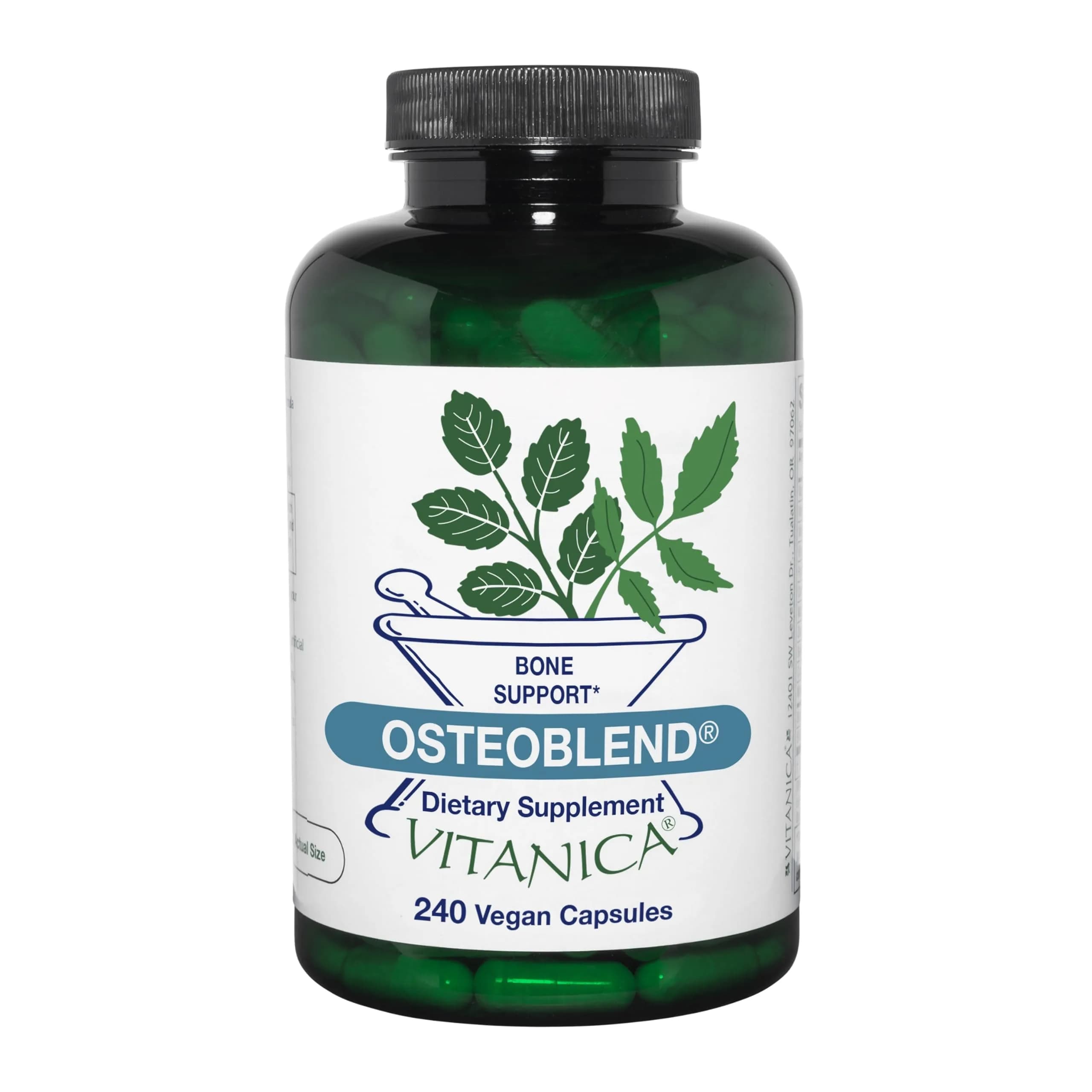 Vitanica OsteoBlend Bone Support Vegan 240 Capsules | Supports Bone Health & Density — OsteoBlend