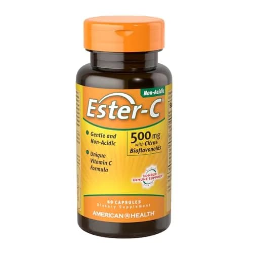 American Health Ester-C Citrus Bioflavonoids Capsules 500mg | Immune Support with USA Import Promise thumbnail 1
