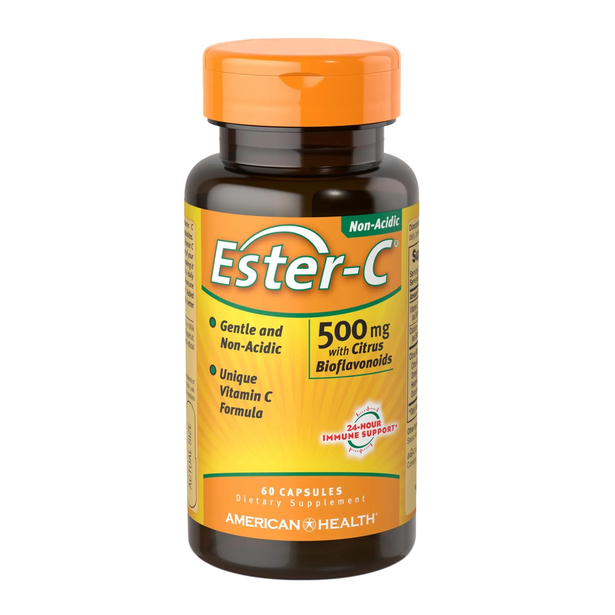 American Health Ester-C Citrus Bioflavonoids Capsules 500mg | Immune Support with USA Import Promise — Capsule