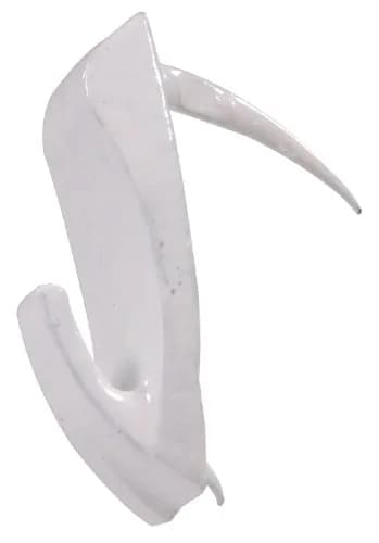 Hillman Medium Wall Biter Picture Hangers White Finish 45lbs | Strong Durable Hold thumbnail 1