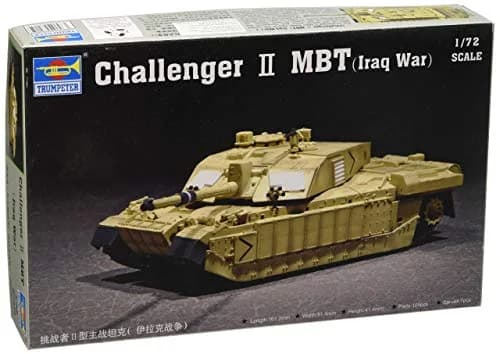 FALLER Trumpeter 1/72 British Challenger II Iraq Main Battle Tank | Art Craft Kit for Military Model Building thumbnail 1