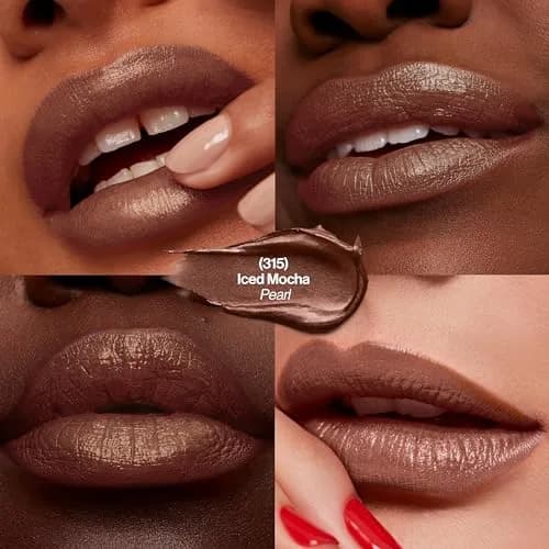 REVLON Super Lustrous Lipstick 315 Iced Mocha 3.5g (0.15 oz) | Creamy, Conditioning Formula for Fuller Lips thumbnail 2
