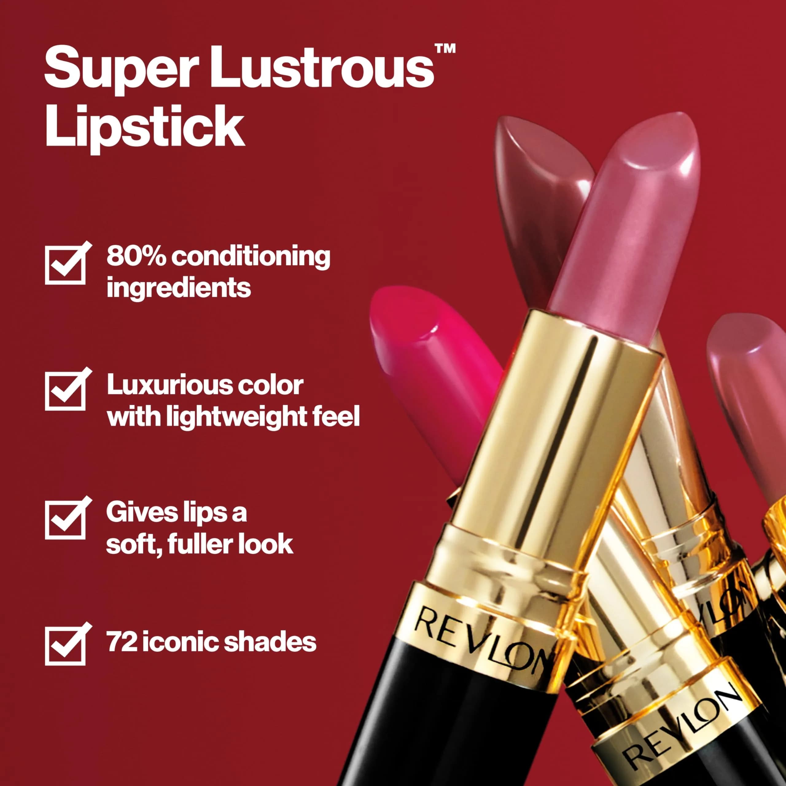REVLON Super Lustrous Lipstick 315 Iced Mocha 3.5g (0.15 oz) | Creamy, Conditioning Formula for Fuller Lips - view 4