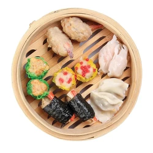 Helen's Asian Kitchen 10-Inch Natural Bamboo Food Steamer Basket with Lid | Traditional 2-Tier Steamer for Dumplings, Dim Sum, Veggies, Fish, Meat thumbnail 7