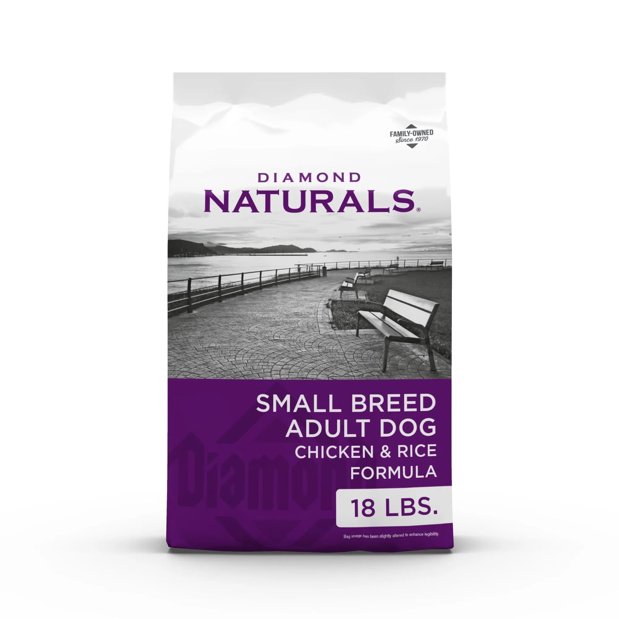 Diamond Naturals Small Breed Adult Dry Dog Food Chicken & Rice | Supports Small Dog Health & Digestion (70-120 chars) — 18 Pound