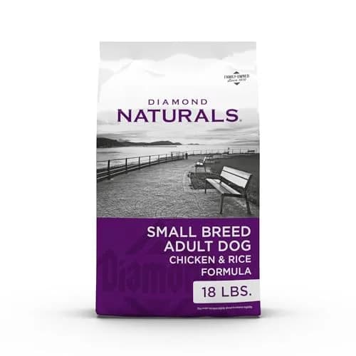 Diamond Naturals Small Breed Adult Dry Dog Food, Chicken & Rice, 18lb | Supports Small Breed Needs & Digestion thumbnail 1
