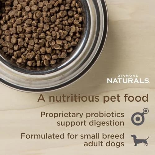 Diamond Naturals Small Breed Adult Dry Dog Food, Chicken & Rice, 18lb | Supports Small Breed Needs & Digestion thumbnail 2