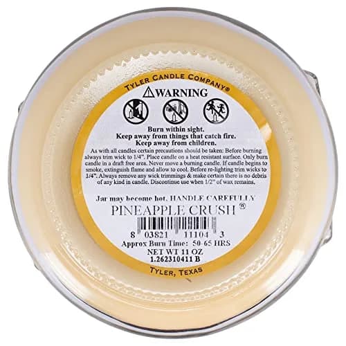 Tyler Candle Company 11 oz Scented Jar Candle | Floral & Fruity Aroma, 50-65 Hours Burn thumbnail 4