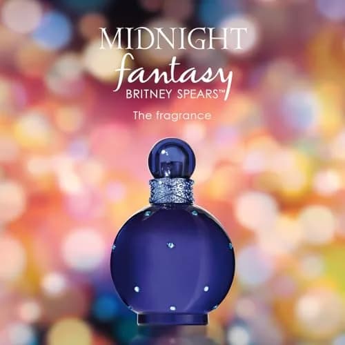 Britney Spears Midnight Fantasy Eau De Parfum Spray for Women, 1.7 oz (50 ml) | Floral Amber Fruity Scent thumbnail 5