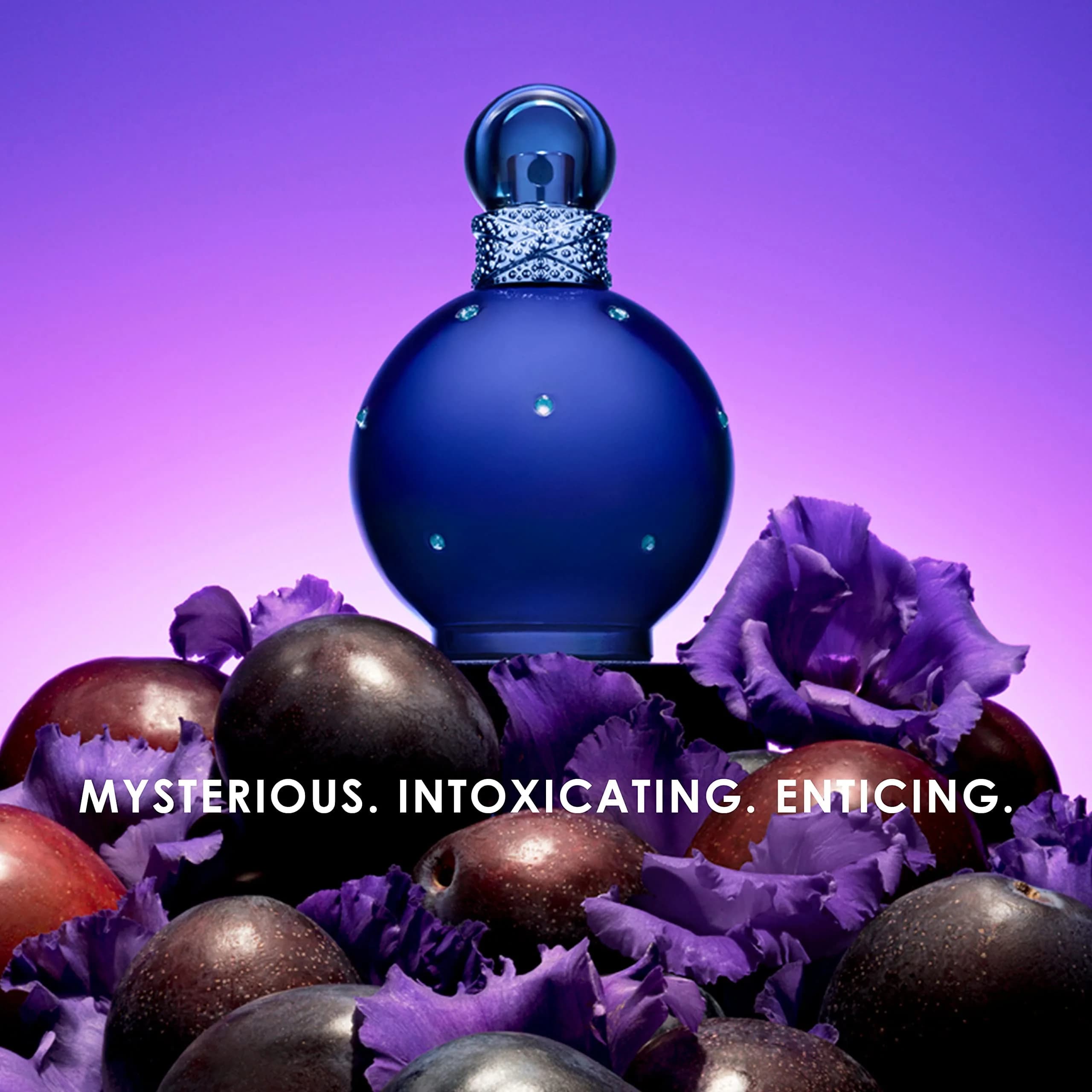 Britney Spears Midnight Fantasy Eau De Parfum Spray for Women, 1.7 oz (50 ml) | Floral Amber Fruity Scent - view 6