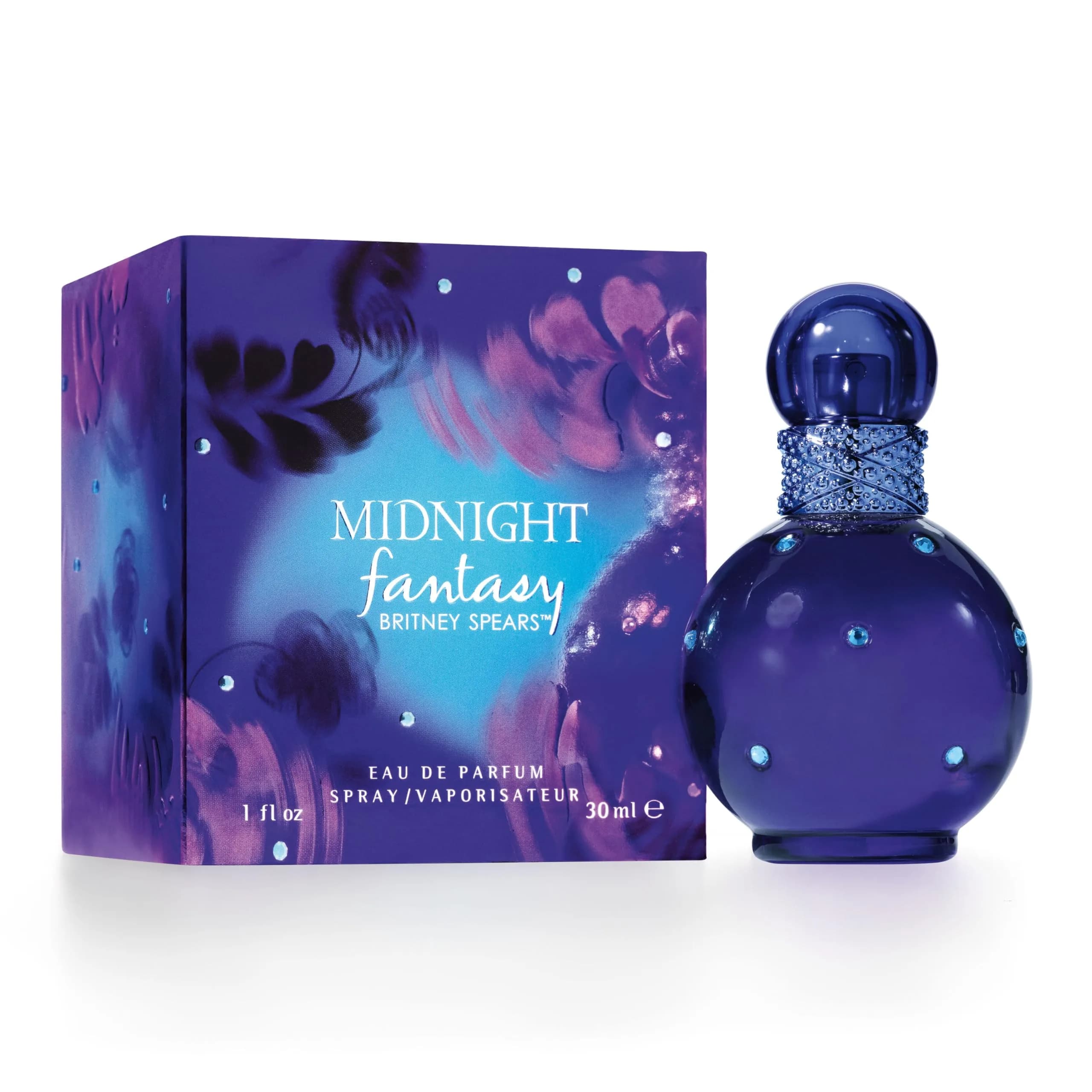 Britney Spears Midnight Fantasy Eau De Parfum Spray for Women 1 Fl Oz (29.57 ml) | Intoxicating Floral Amber Fruity Scent - view 2