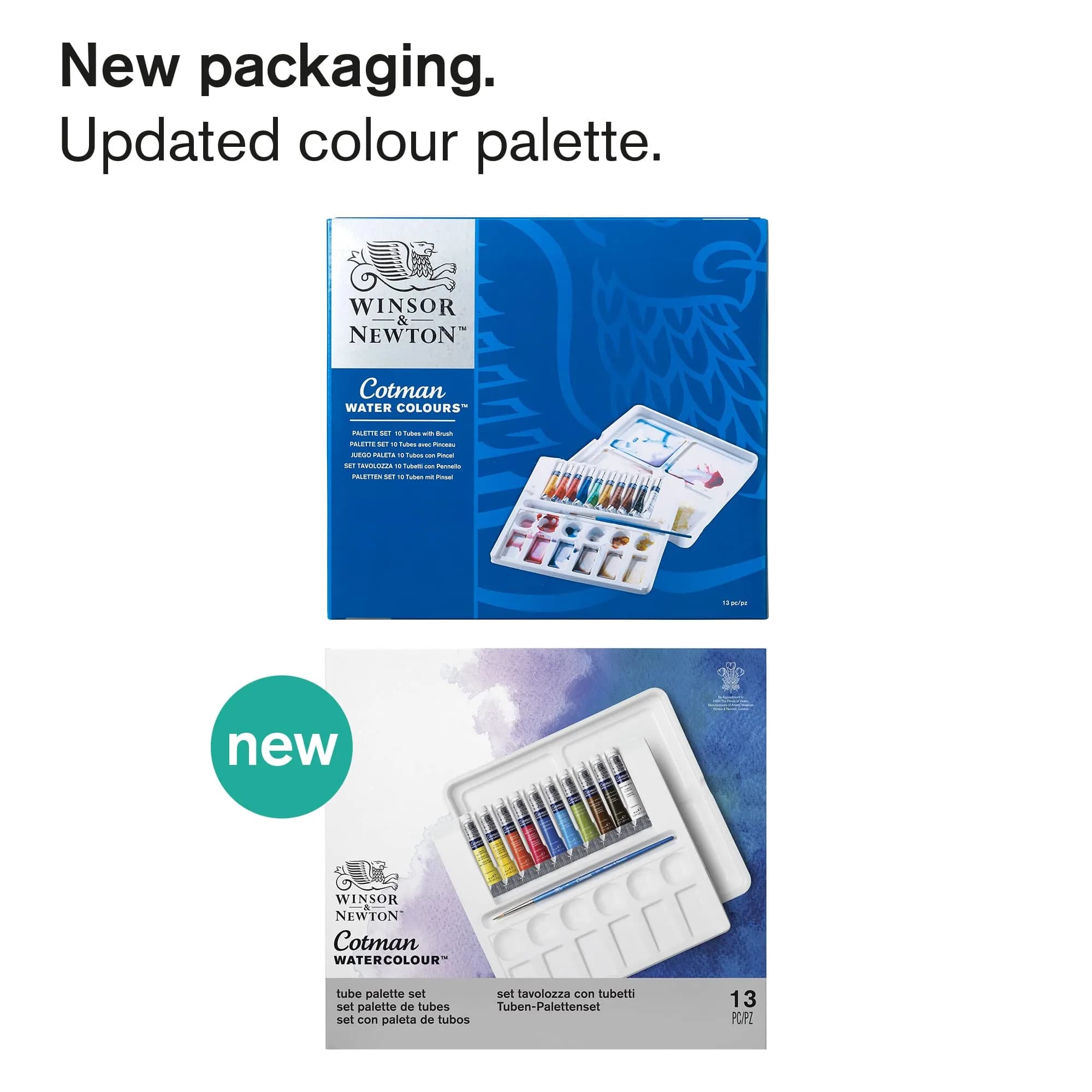 Winsor & Newton Cotman 12 Half Pan Watercolor Paint Set - 0.27 Fl Oz Travel Tin - view 2