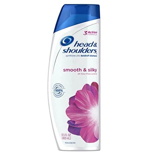 Head & Shoulders Smooth & Silky Anti-Dandruff Shampoo 399ml (13.5 Fl Oz) | 24-Hour Frizz Control thumbnail 1