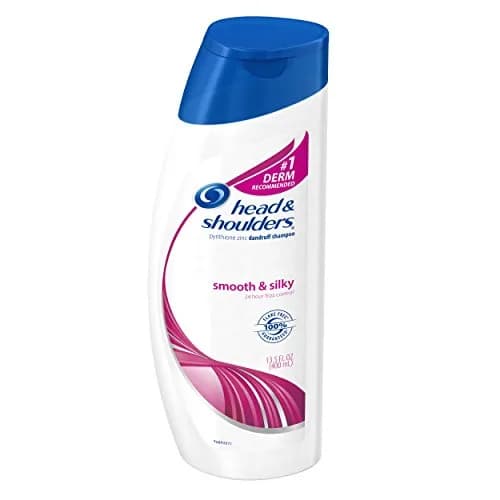 Head & Shoulders Smooth & Silky Anti-Dandruff Shampoo 399ml (13.5 Fl Oz) | 24-Hour Frizz Control thumbnail 3
