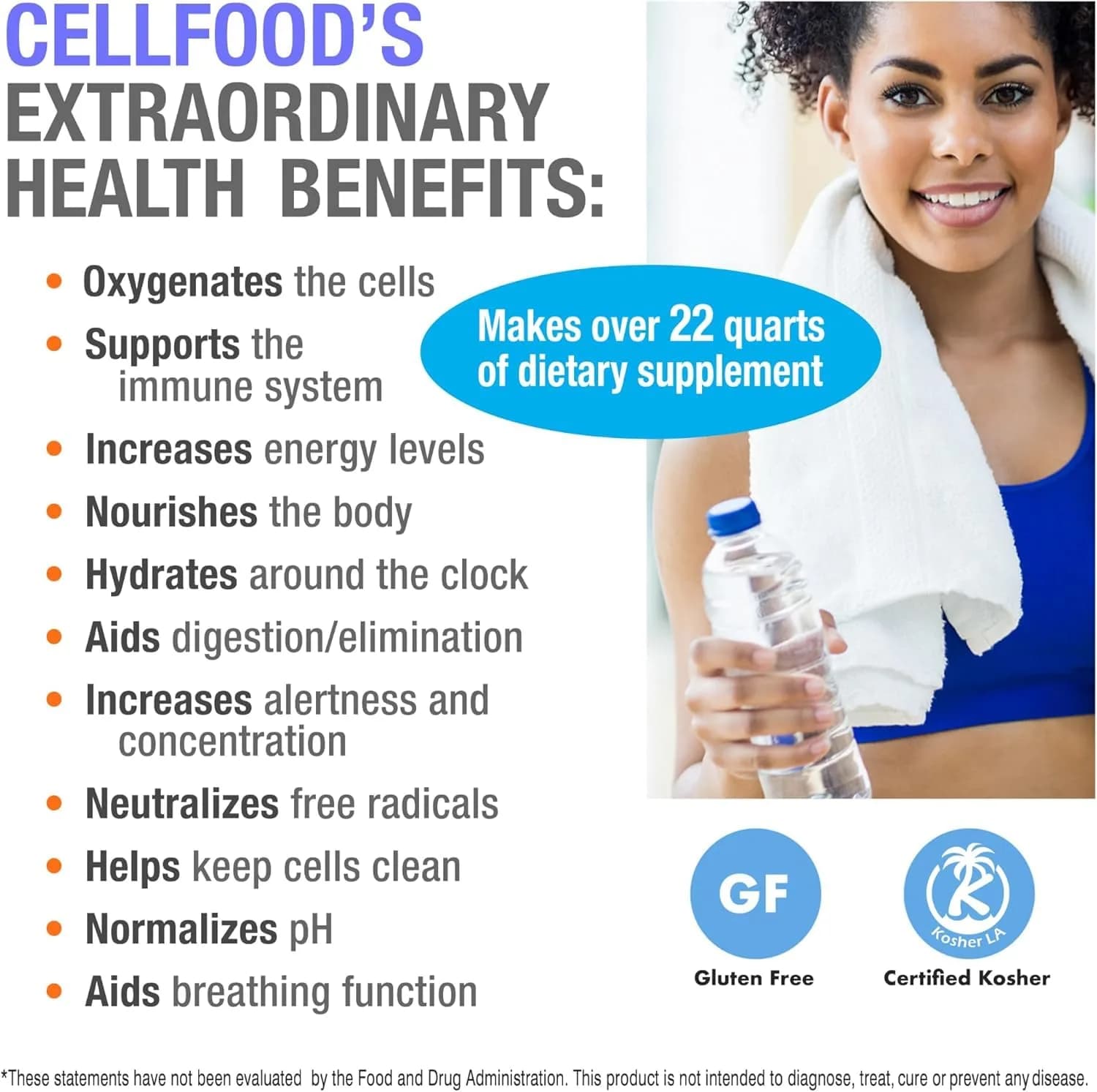 Cellfood Oxygen Boost Liquid Nutritional Supplement Gluten Free 150ml (5 Fl Oz) | World's #1 Selling Oxygen + Nutrient Supplement - view 6