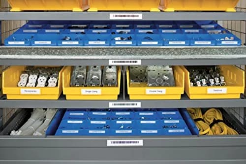 DYMO Rhino Industrial Vinyl Labels 1/2" Black Print on White Tape | Weatherproof & Chemical-Resistant thumbnail 4