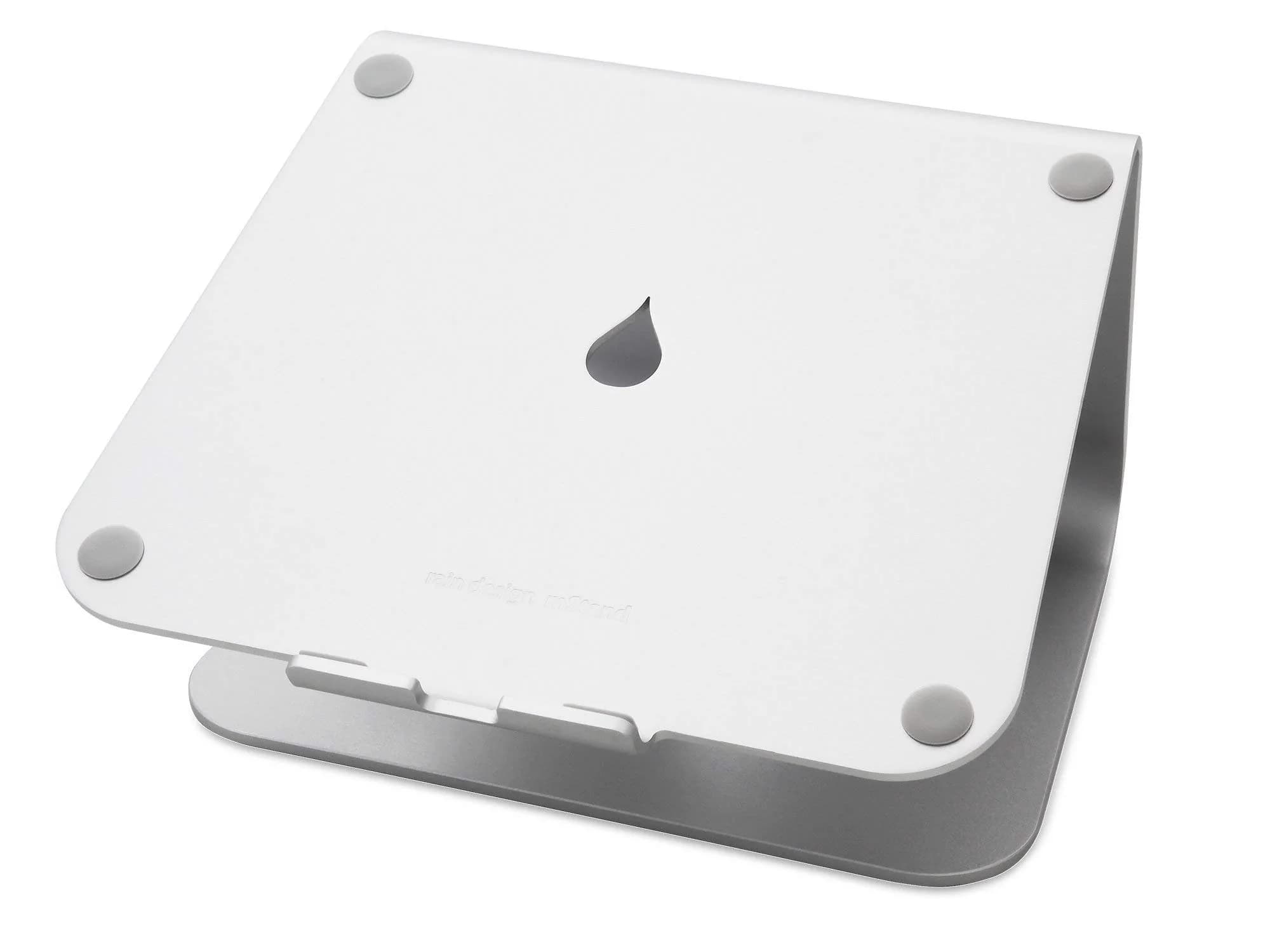 Rain Design mStand Laptop Stand (Silver, mStand) | Elevates Laptop Screen 5.9 Inches for Better Posture - main product image