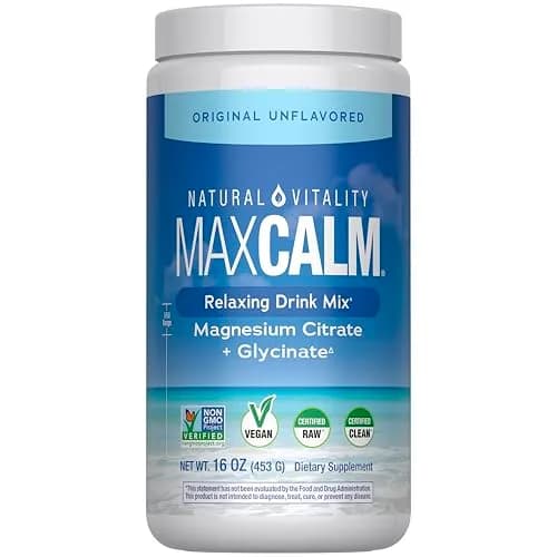 Natural Vitality Calm Magnesium Supplement Powder 16 oz (454 g) | Anti-Stress Drink Mix thumbnail 1