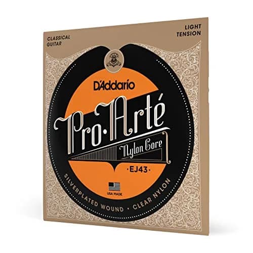 D'Addario Pro-Arte Nylon Classical Guitar Strings, Light Tension | Warm, Mellow Tone with Responsive Playability thumbnail 1