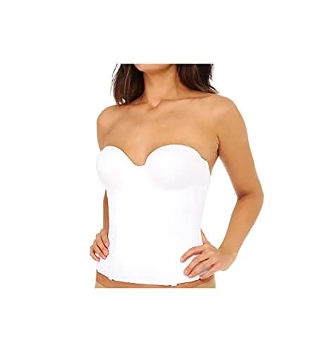 Carnival Women's Invisible Torsolette White 40B | Slim Waist & Curves Support thumbnail 1