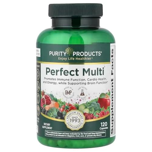 Purity Products Perfect Multi - Multivitamin Blend - 120 Capsules | Supports Immunity & Energy thumbnail 1