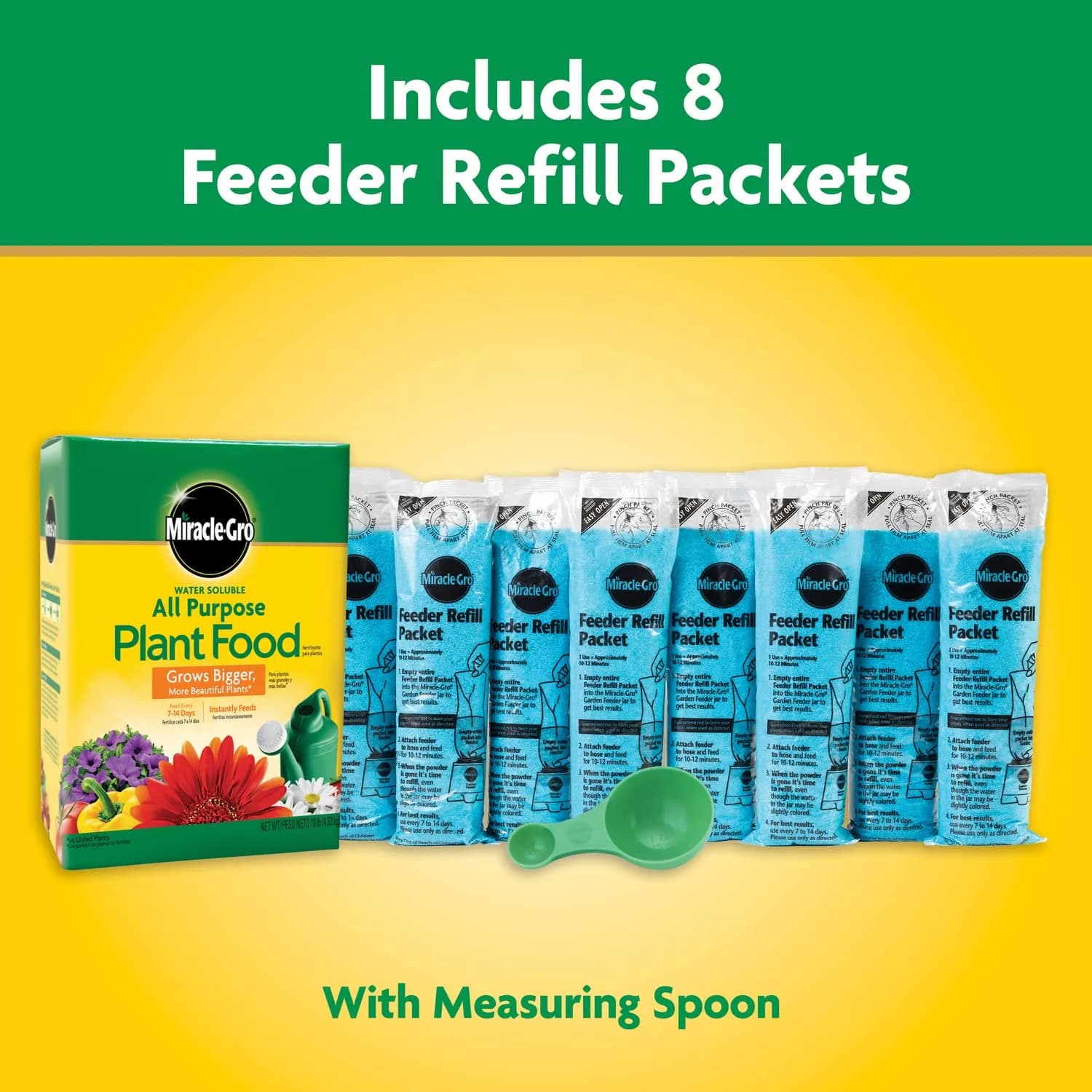 Miracle-Gro Water Soluble All Purpose Plant Food 4.54 kg (10 lb) | Feeds All Plants Instantly - view 3