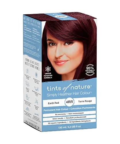 Tints of Nature 4RR Earth Red Permanent Hair Dye 130ml | Vegan, Ammonia-Free, Grey Coverage thumbnail 2
