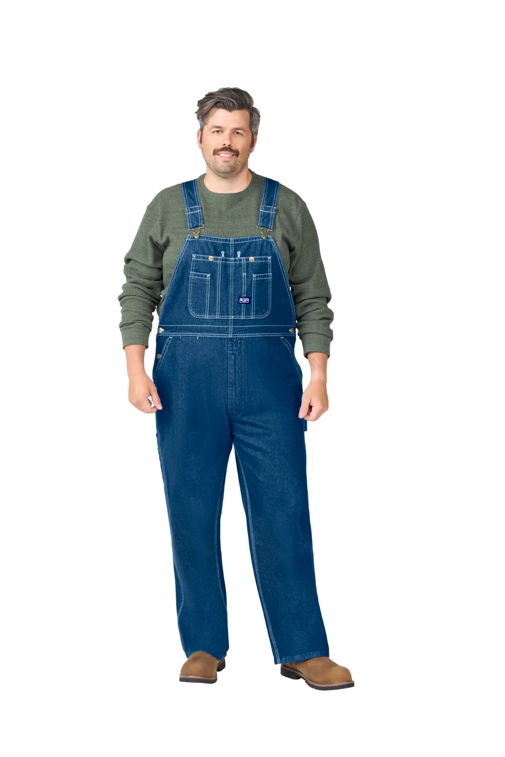 Liberty Big Smith Men's Stonewashed Bib Overall 36x32 | Durable Workwear for Men - main product image