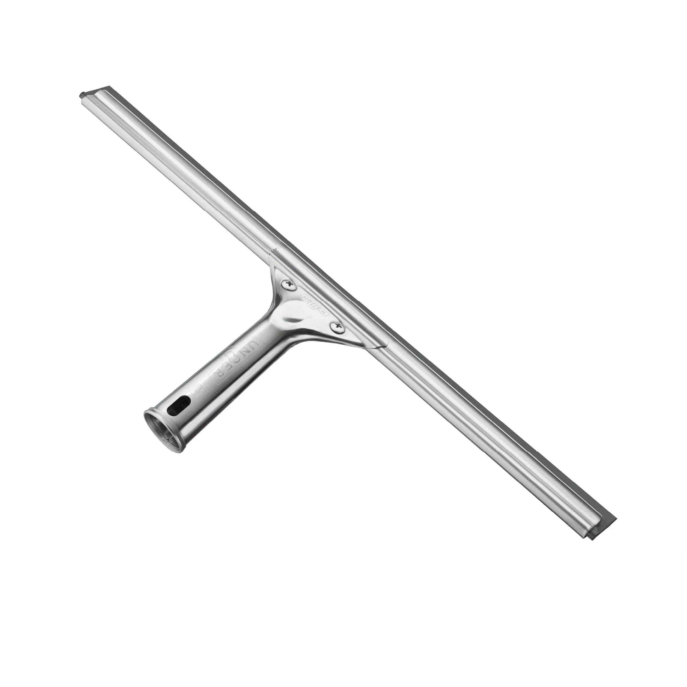 Unger Professional 16-inch Stainless Steel Window Squeegee with Rubber Blade | Streak-Free Cleaning for Homes and Offices