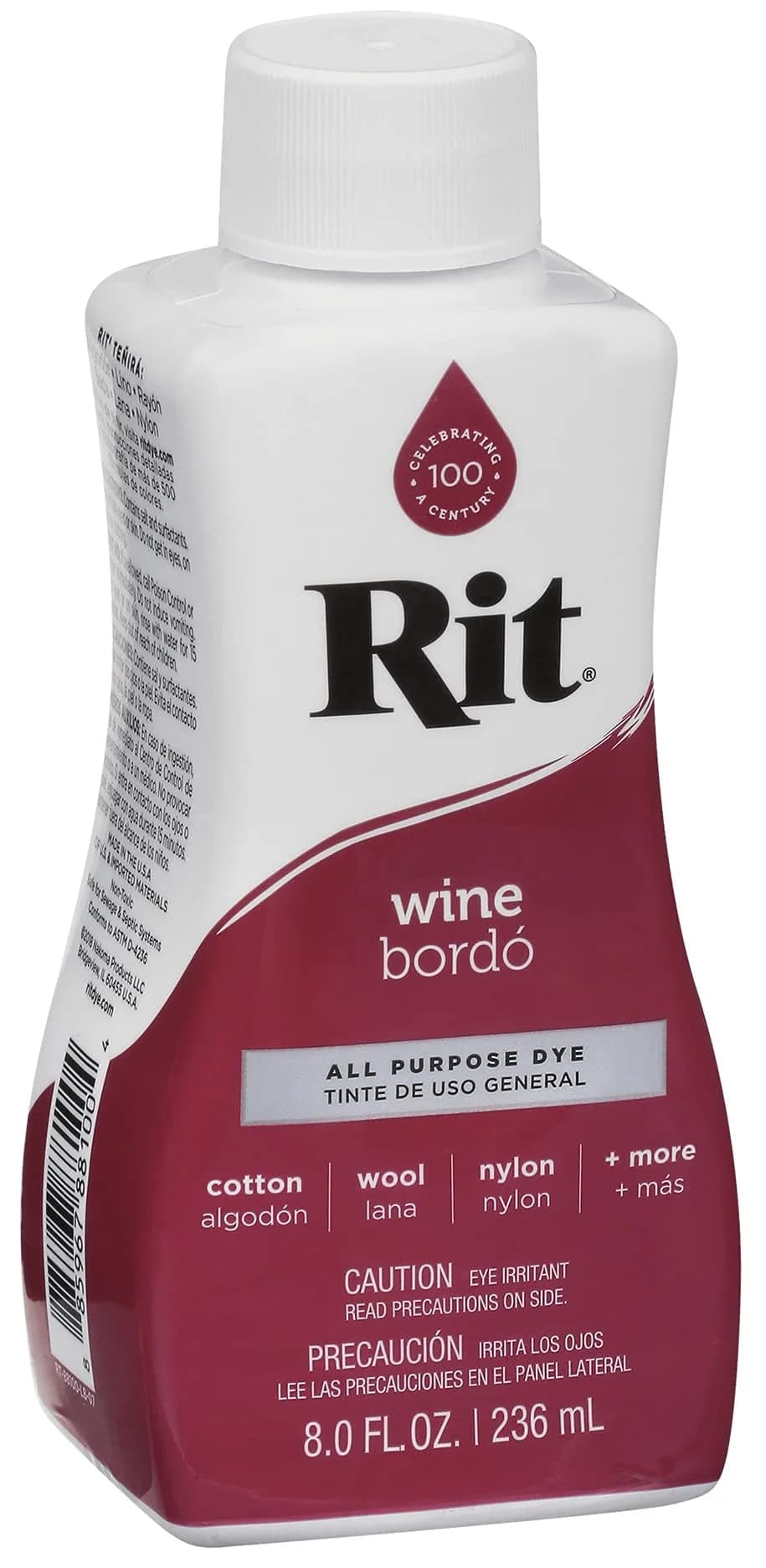 Rit All-Purpose Liquid Fabric Dye - Vibrant Wine Colour (8 Fl Oz) - view 2
