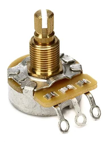 Fender 500K Split Shaft Volume/Tone Potentiometer with Capacitor & Hardware | For Electric Guitars thumbnail 1